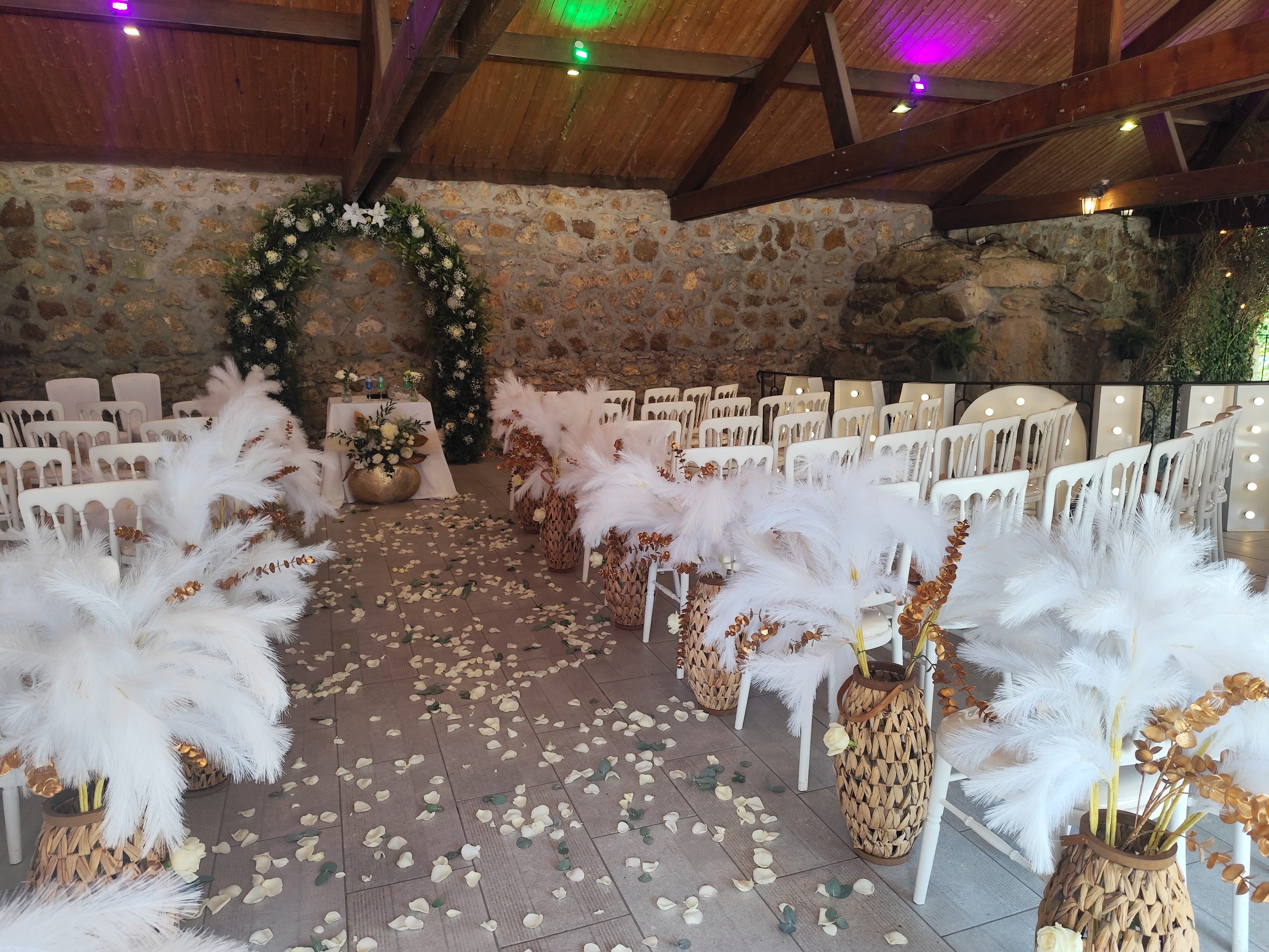 Musique acoustique pendant un mariage